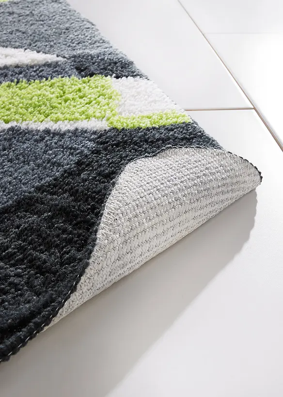 Badematte mit Kreisen in grün Detailaufnahme vom Material - bonprix
