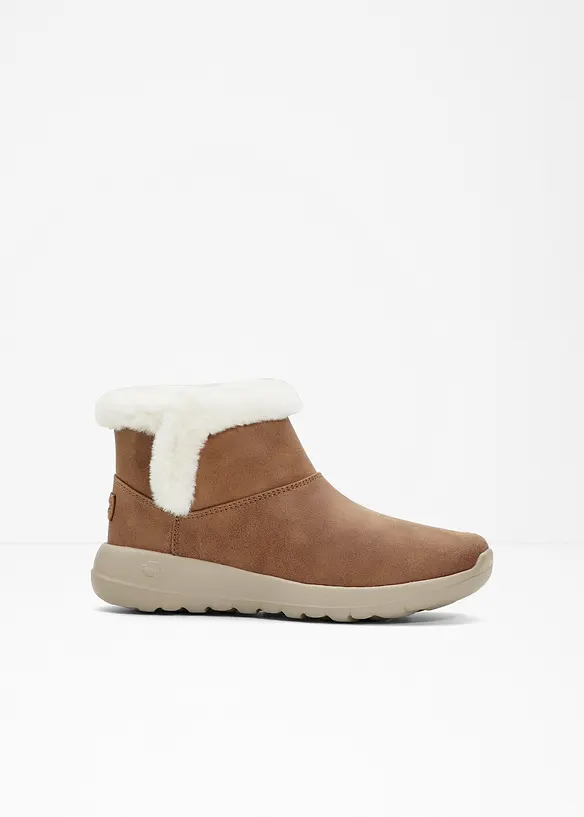 Skechers Boots in braun von vorne - Skechers