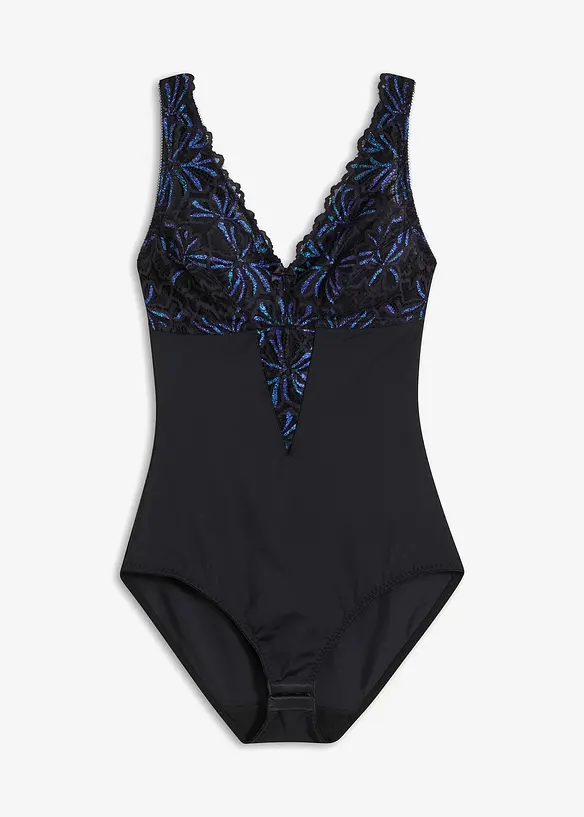 Geschmückter Medium Shape Body in schwarz von vorne - bonprix