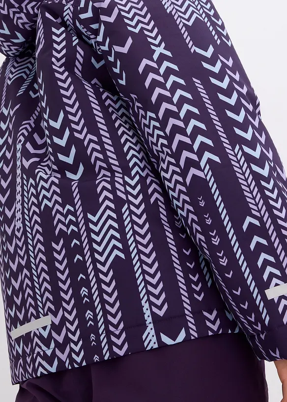 Mädchen Skijacke in lila (Detailaufnahme) - bonprix