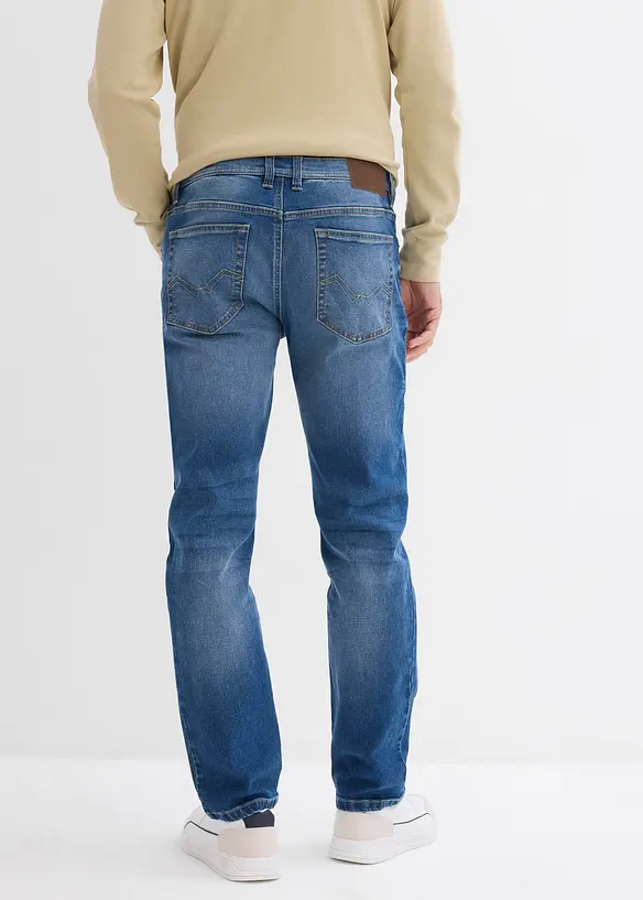 Regular-Fit-Jeans, Straight in blau von hinten - bonprix Regular-Fit-Jeans, Straight in blau von hinten - bonprix