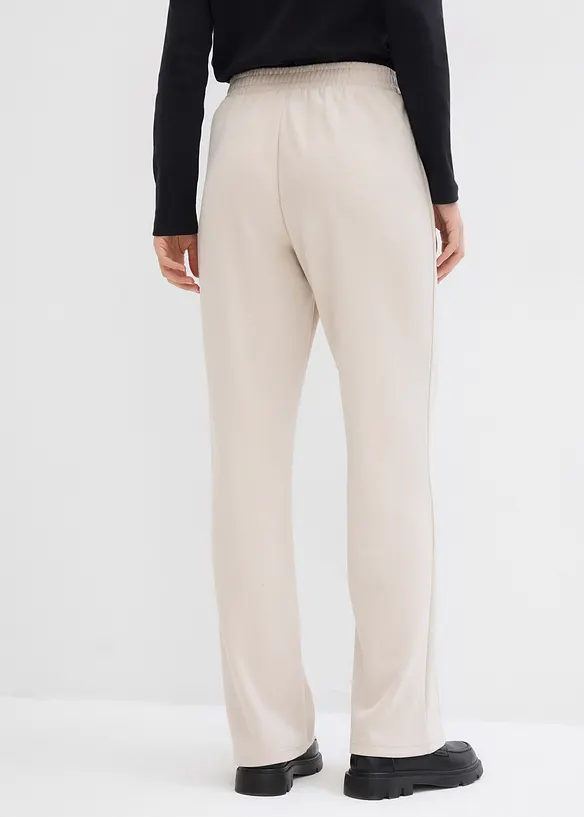Scuba-Sweathose aus softem Viskose-Mix in grau von hinten - bonprix Scuba-Sweathose aus softem Viskose-Mix in grau von hinten - bonprix