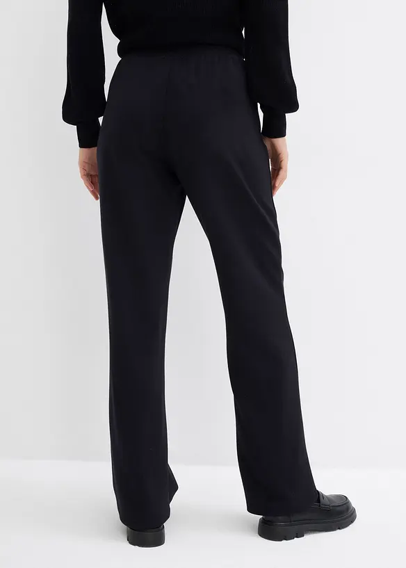 Scuba-Sweathose aus softem Viskose-Mix in schwarz von hinten - bonprix Scuba-Sweathose aus softem Viskose-Mix in schwarz von hinten - bonprix