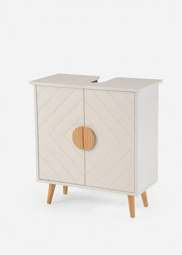 Waschbeckenunterschrank in weiß von vorne - bonprix