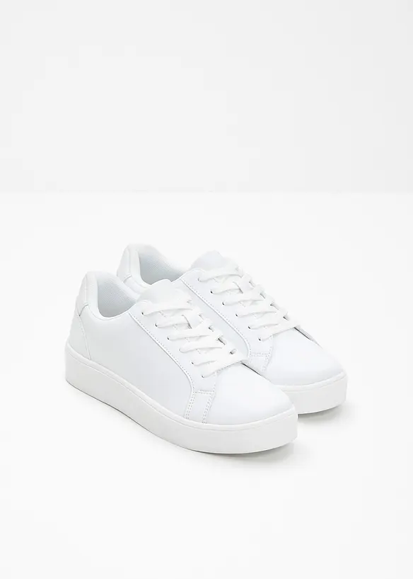 Sneaker in weiß - bonprix