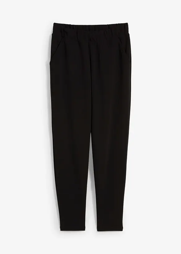 Scubahose mit Bequembund in schwarz von vorne - bonprix Scubahose mit Bequembund in schwarz von vorne - bonprix