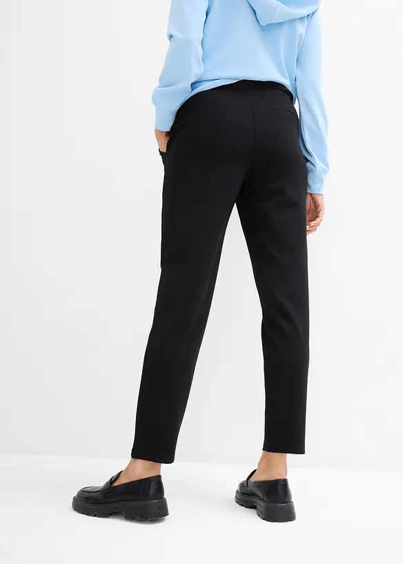 Scubahose mit Bequembund in schwarz von hinten - bonprix Scubahose mit Bequembund in schwarz von hinten - bonprix