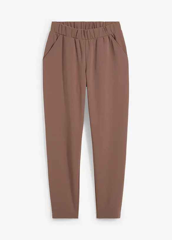 Scubahose mit Bequembund in braun von vorne - bonprix Scubahose mit Bequembund in braun von vorne - bonprix