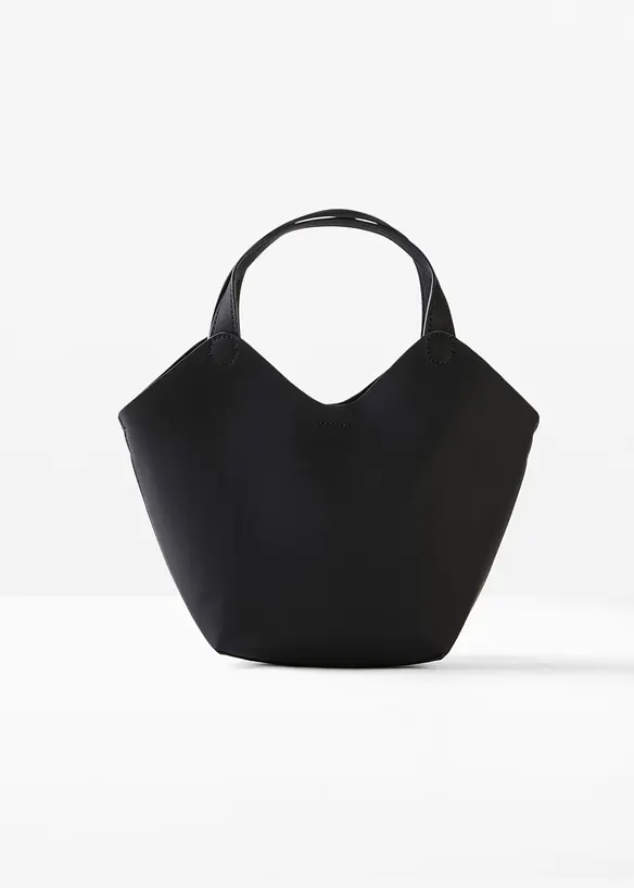 Kleine Handtasche in schwarz von vorne - bonprix