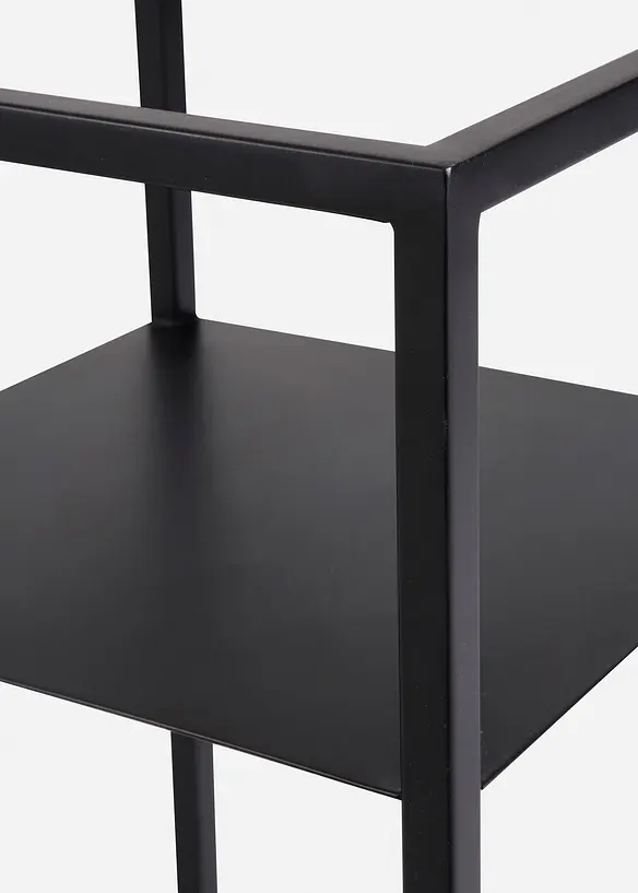 Beistelltisch (2-tlg. Set) in schwarz Detailaufnahme vom Material - bonprix