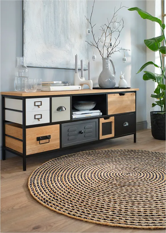Runder Kelim-Teppich in beige (Ambiente) - bonprix
