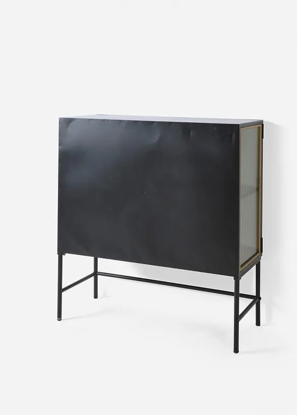 Metall Schrank in schwarz von hinten - bonprix