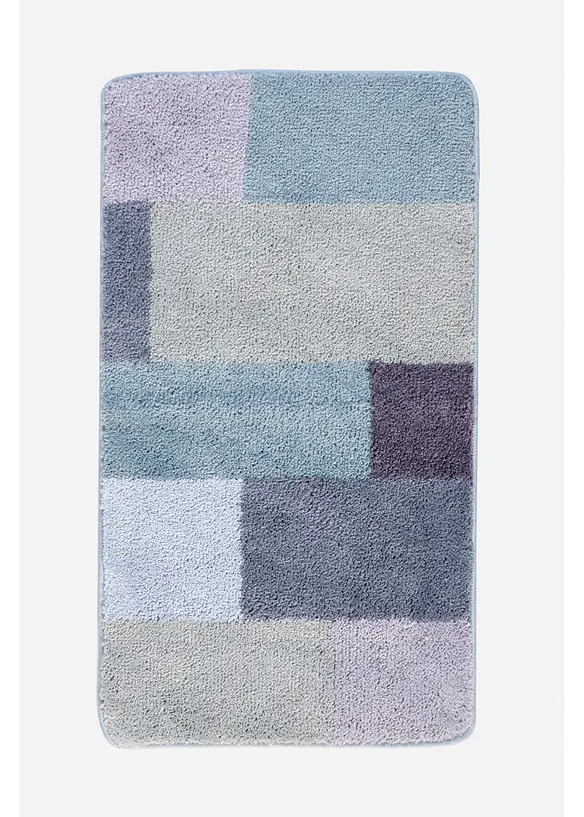 Getuftete Badematte mit Pastell-Farben in blau - bonprix