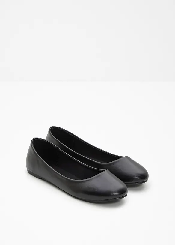 Ballerinas in schwarz - bonprix