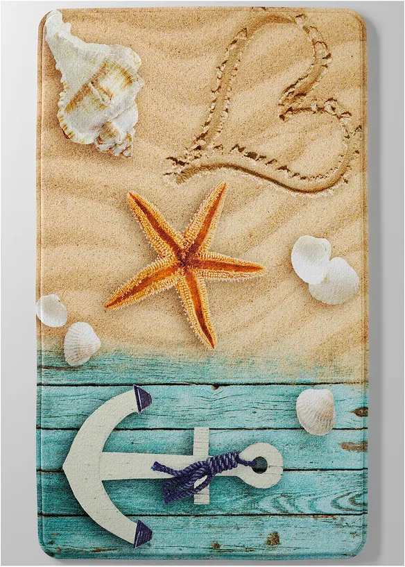 Badematte mit Memory Schaum in beige - bonprix