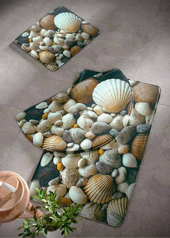 Badematte mit Memory Schaum in beige - bonprix