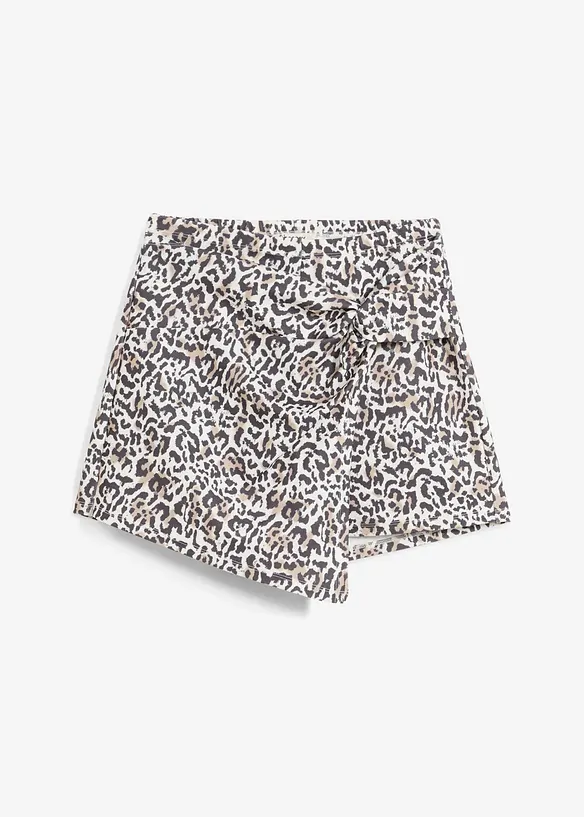 Hosenrock aus fester Interlock-Qualität in weiß von vorne - bonprix Hosenrock aus fester Interlock-Qualität in weiß von vorne - bonprix