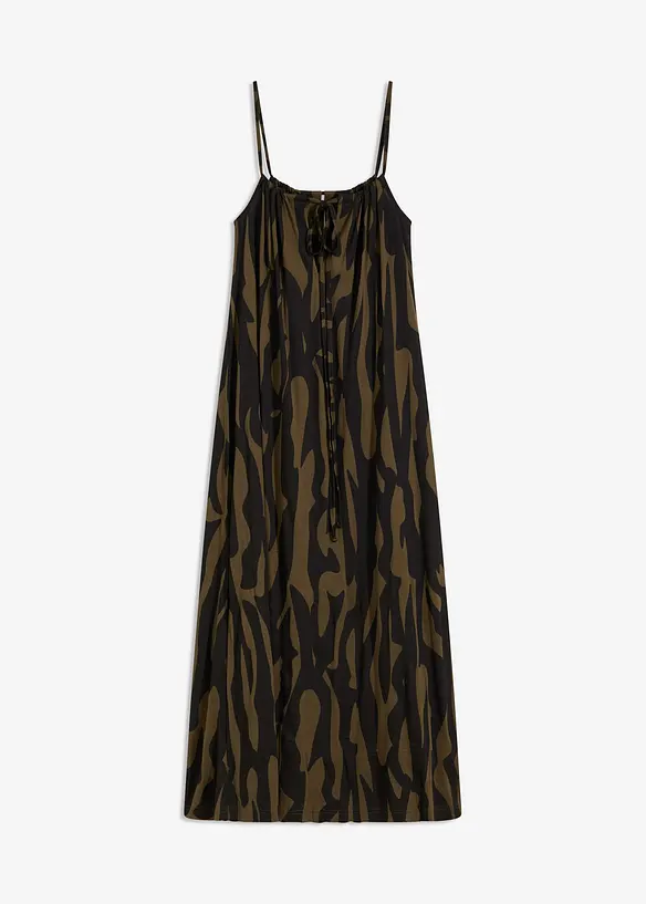 Strandkleid in schwarz von vorne - bonprix