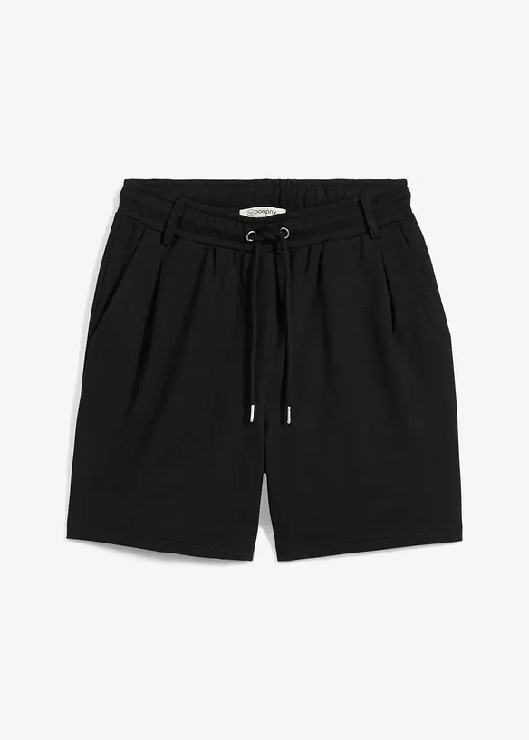 Sweathose in schwarz von vorne - bonprix