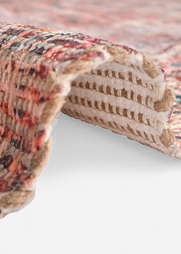 Kelim-Teppich mit orientalischer Musterung in bunt (Detailaufnahme) - bonprix