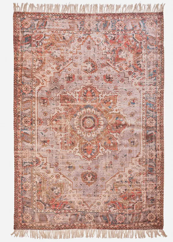 Kelim-Teppich mit orientalischer Musterung in bunt von vorne - bonprix
