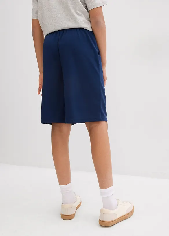Sport-Shorts, Regular Fit in blau von hinten - bonprix