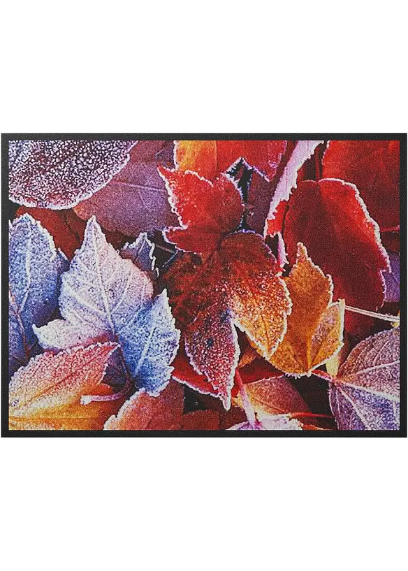 Waschbare Fußmatte in herbstlichen Farben in braun - bonprix