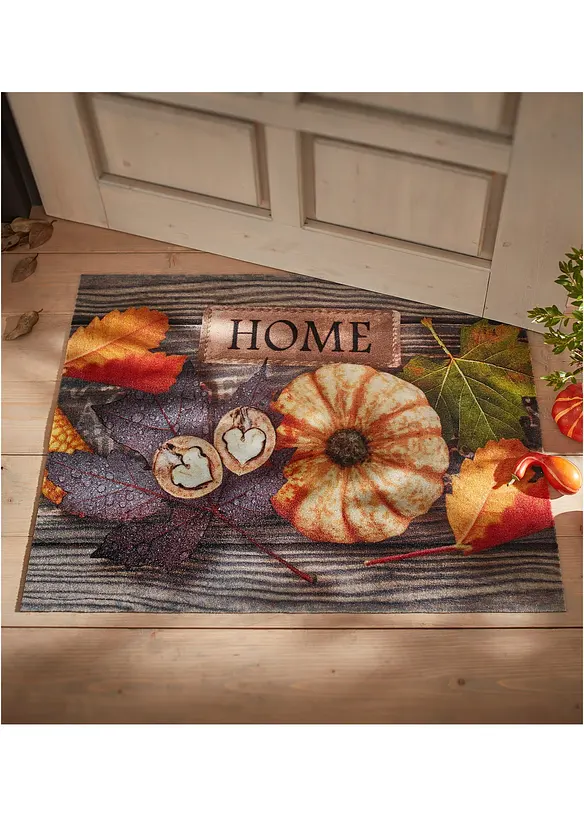 Fußmatte mit herbstlichem Motiv in braun (Ambiente) - bonprix