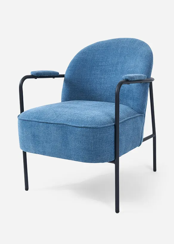 Sessel in blau von vorne - bonprix