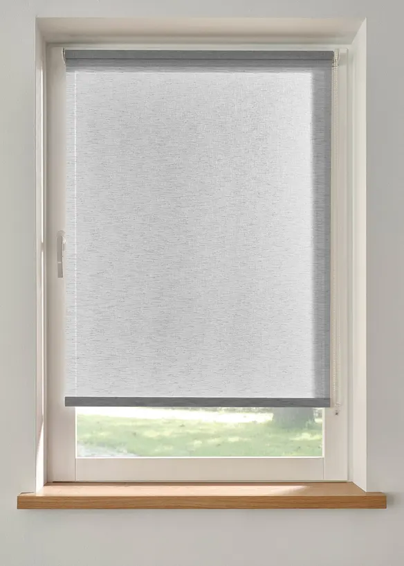 Sichtschutzrollo mit Struktur in grau - bonprix Sichtschutzrollo mit Struktur in grau - bonprix