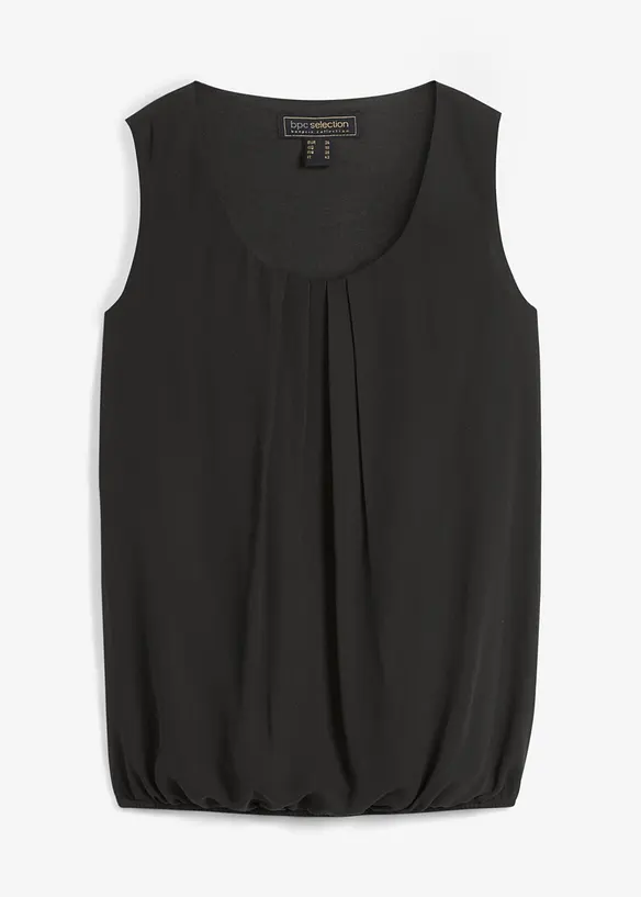 Blusentop in blau von vorne - bonprix Blusentop in blau von vorne - bonprix
