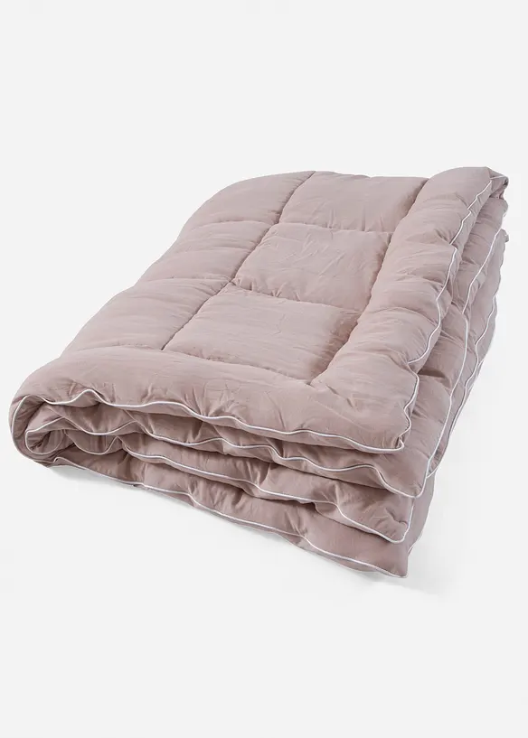 Cotton Touch Bettdecke leicht in beige (Detailaufnahme) - bonprix