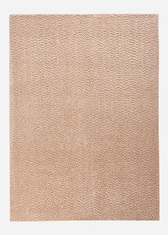 Teppich mit weicher Oberfläche in beige - bonprix