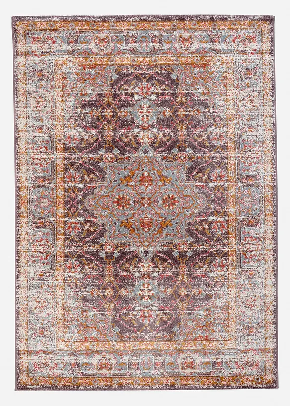 Teppich mit orientalischer Musterung in braun von vorne - bonprix
