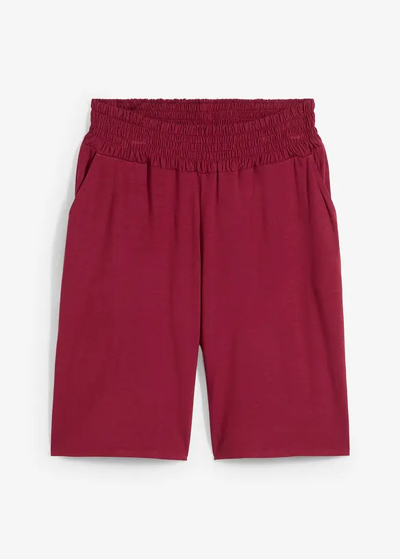 Jersey-Bermuda aus Viskose-Mix in rot von vorne - bonprix Jersey-Bermuda aus Viskose-Mix in rot von vorne - bonprix