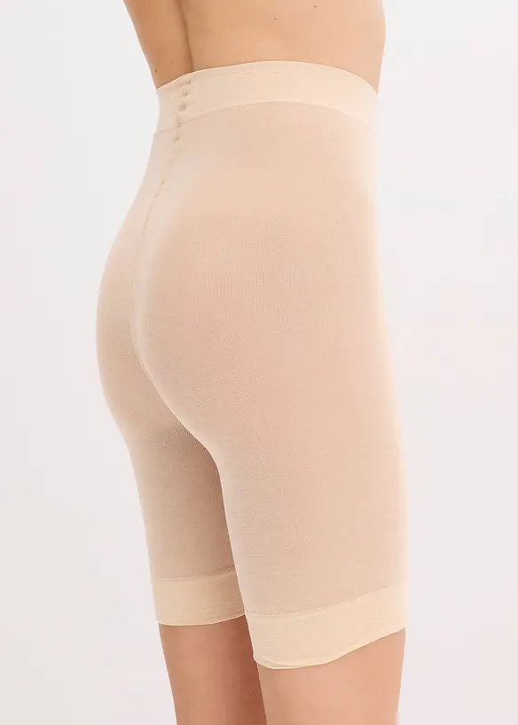 Anti-Scheuer Radler 50 DEN in beige von hinten - bonprix