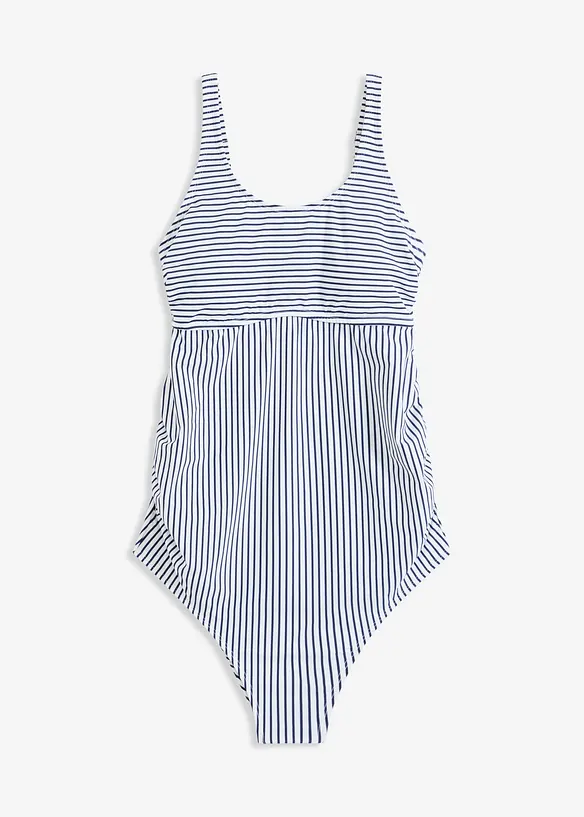 Umstandsbadeanzug in blau von vorne - bonprix Umstandsbadeanzug in blau von vorne - bonprix