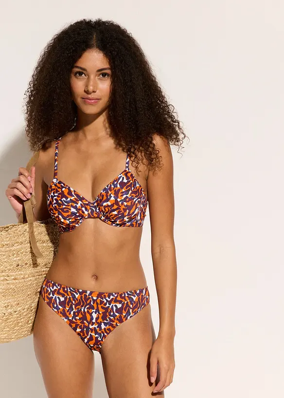 Bügel-Bikini (2-tlg.Set) in lila von vorne (Totalaufnahme) - bonprix