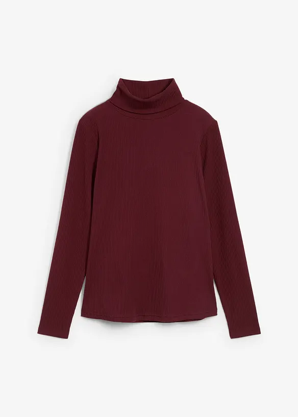 Warmes Thermoshirt in rot von vorne - bonprix