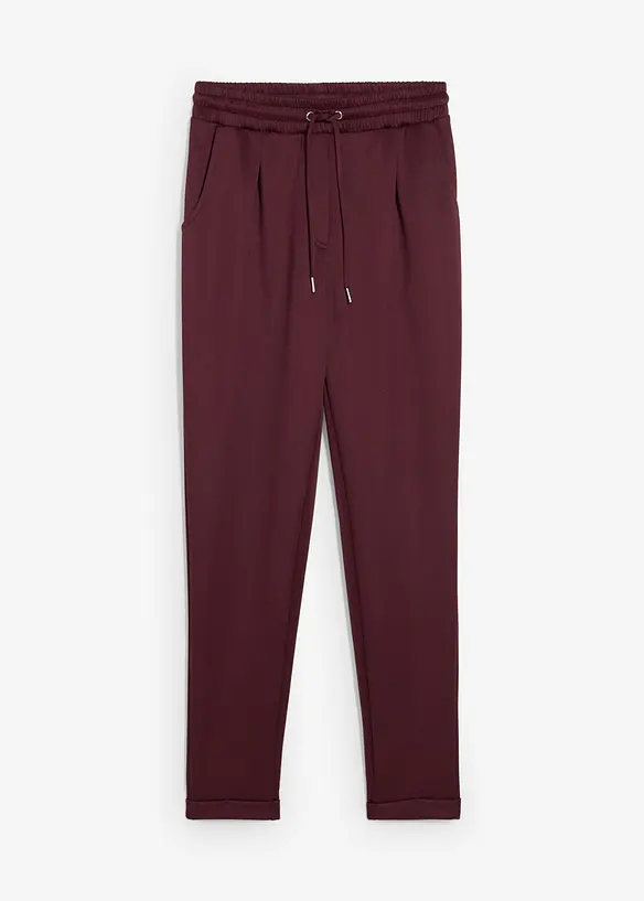 Chinohose aus Scuba in rot von vorne - bonprix Chinohose aus Scuba in rot von vorne - bonprix