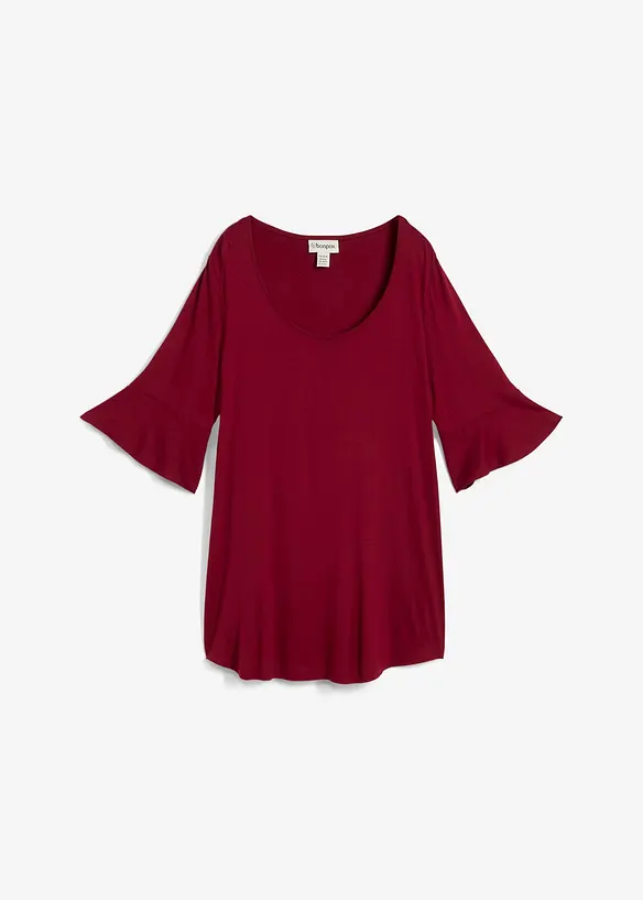 Shirt aus softer Viskose in rot von vorne - bonprix Shirt aus softer Viskose in rot von vorne - bonprix