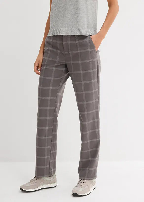 Chinohose aus Viskose-Mix in grau von vorne - bonprix Chinohose aus Viskose-Mix in grau von vorne - bonprix