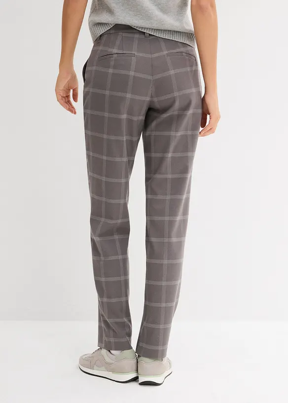 Chinohose aus Viskose-Mix in grau von hinten - bonprix Chinohose aus Viskose-Mix in grau von hinten - bonprix