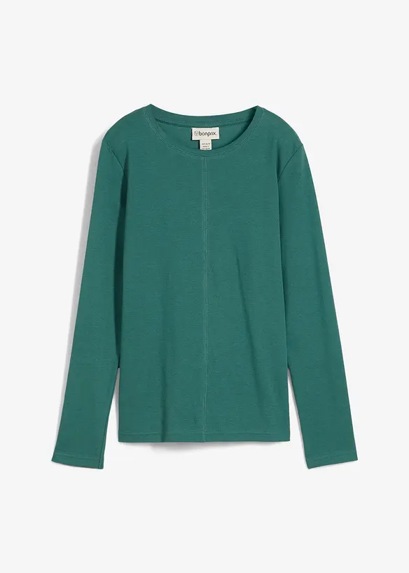 Langarmshirt in grün von vorne - bonprix Langarmshirt in grün von vorne - bonprix