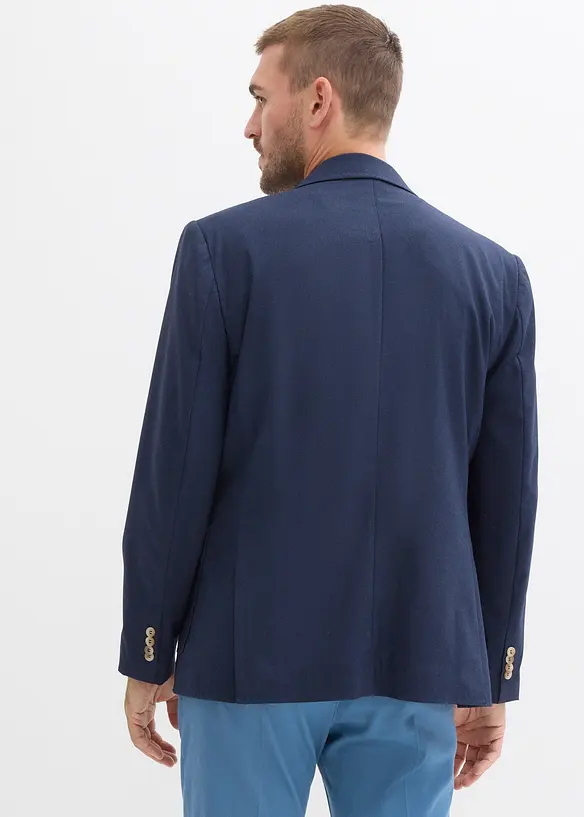 Baukasten-Sakko, Regular Fit in blau von hinten (im Anschnitt) - bonprix