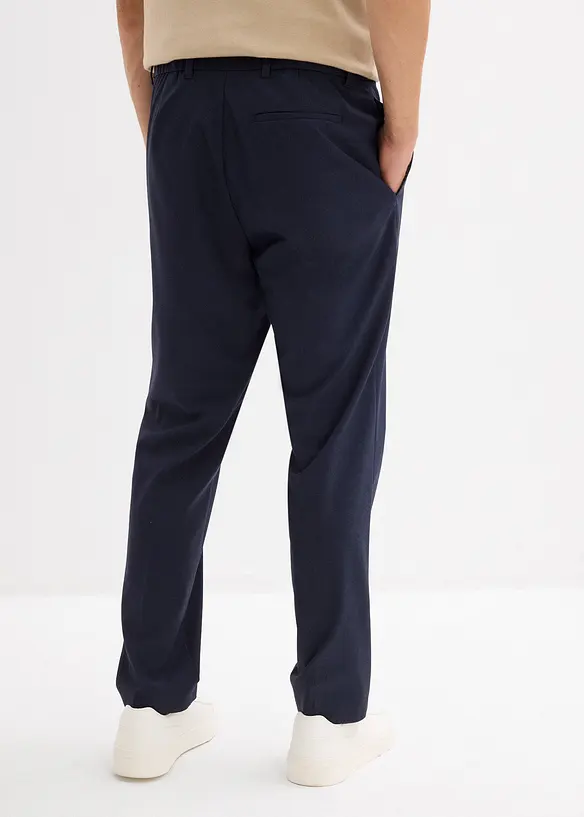 Baukasten Anzugshose, Relaxed Fit in blau von hinten - bonprix