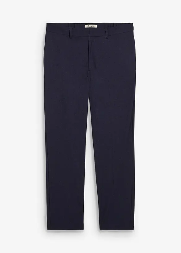 Baukasten Anzugshose, Relaxed Fit in blau von vorne - bonprix