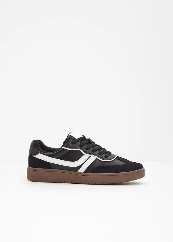 Sneaker im Retrolook in schwarz - bonprix
