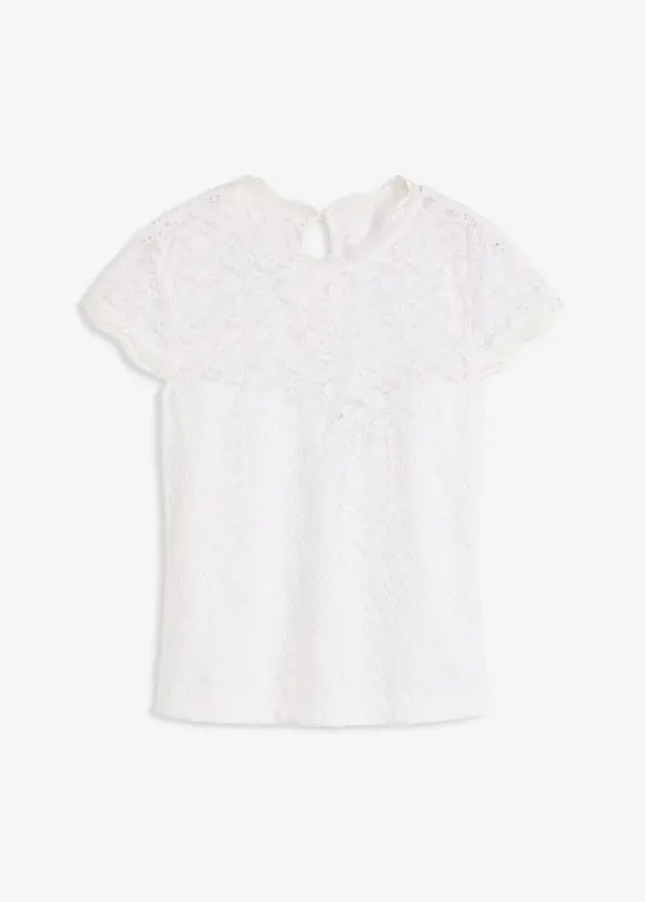 Dirndlbluse in weiß von vorne - bonprix Dirndlbluse in weiß von vorne - bonprix