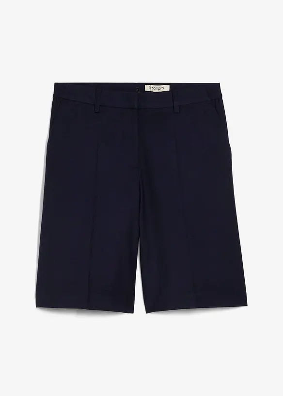 Shorts mit Wollanteil in blau von vorne - bonprix Shorts mit Wollanteil in blau von vorne - bonprix